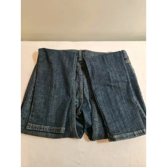 Levi's 524 Too Super Low Jeans Womens 11 32 X 33.5 Blue Rise Taper Superlow Y2k - Picture 4 of 12